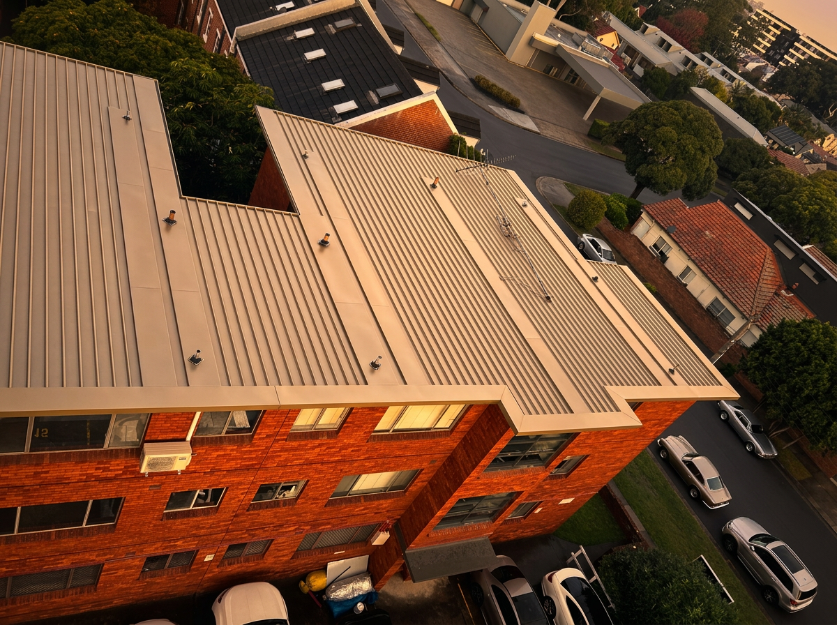 Zinc Apartment Roofing